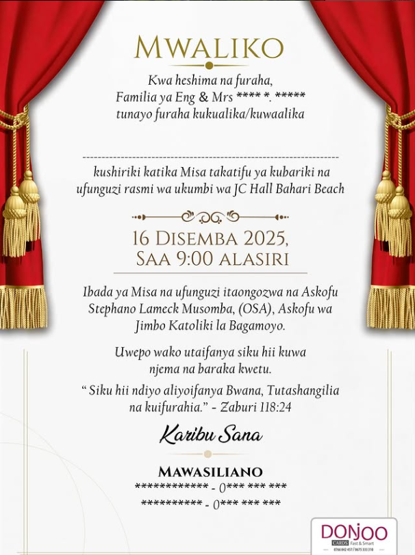 Formal Event Invitation